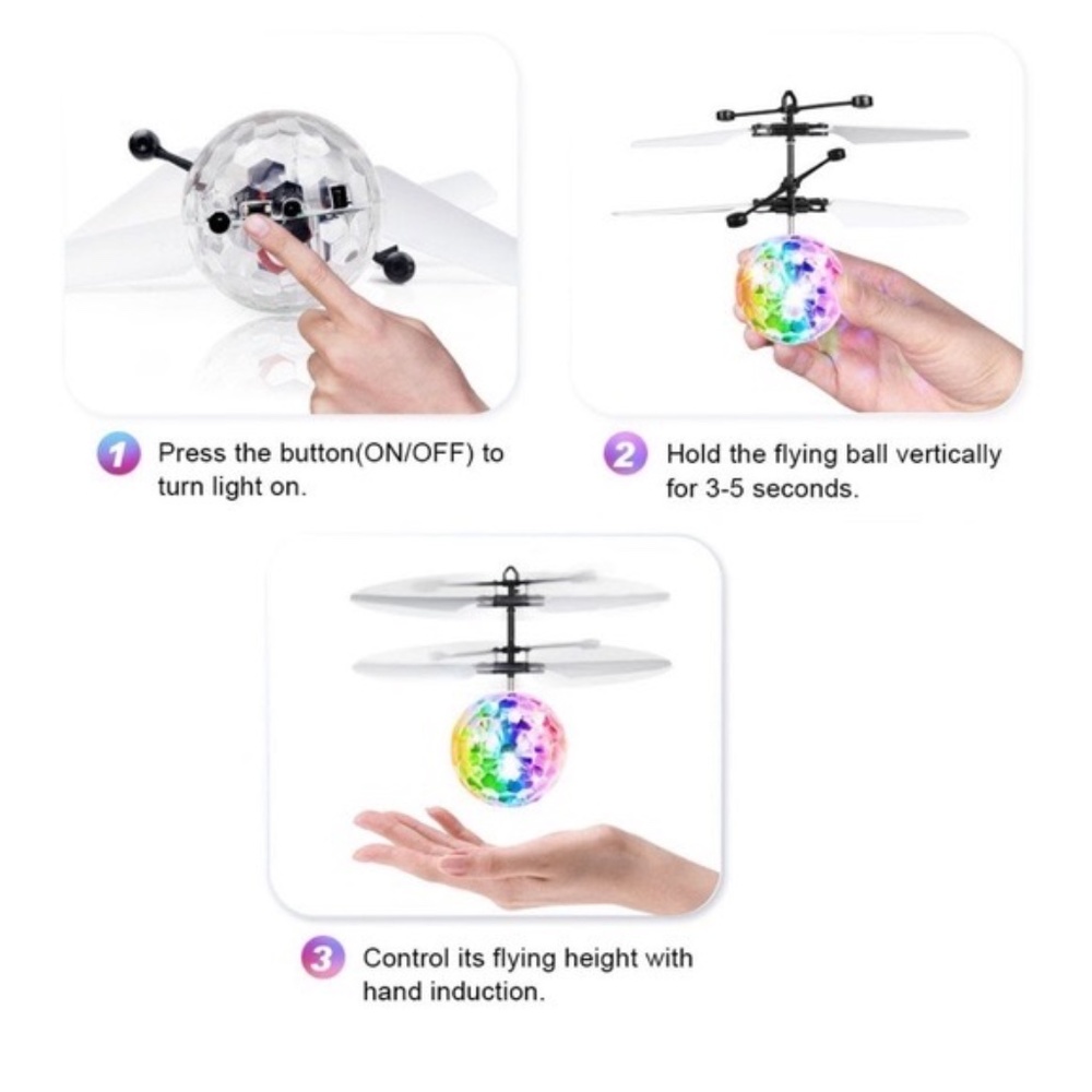 LED Magic Flying Ball Aviation Toy - Picture 13 of 15